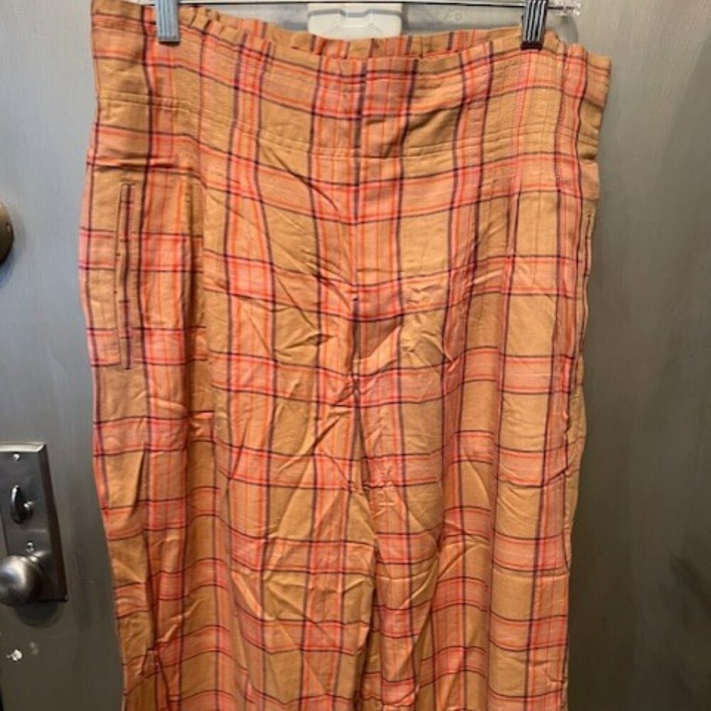 Maeve Albane Retro Plaid Wide Leg Pants - Picture 14 of 16